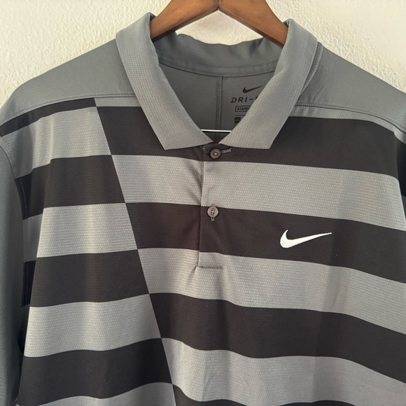 Nike Golf Dri-FIT Hacked Graphic Polo Shirt XXL Mens Performance Golf Athletic - Picture 5 of 13